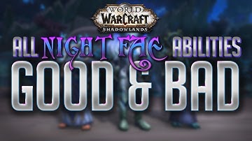 All Night Fae Covenant Class Abilities in Shadowlands Alpha: Best & Worst