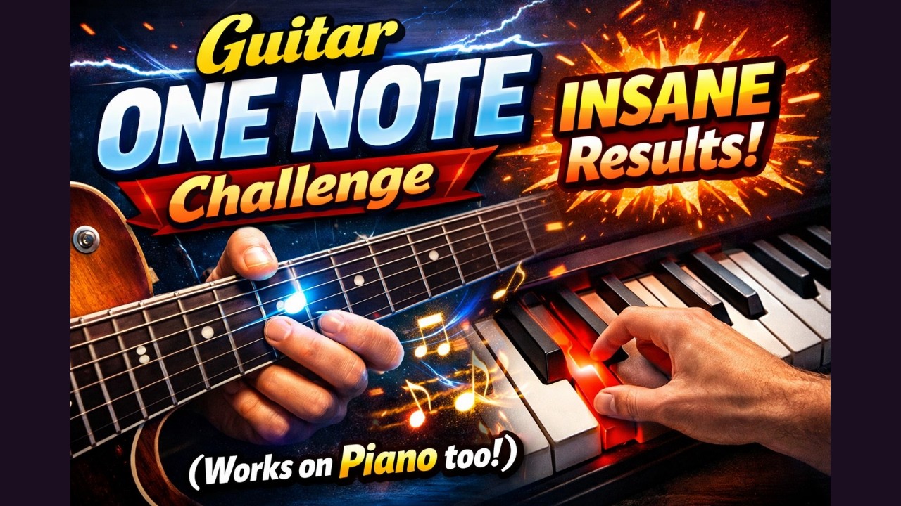 Note Challenge Guitar ONE NOTE Challenge INSANE Results (Works on Piano too!) - YouTube