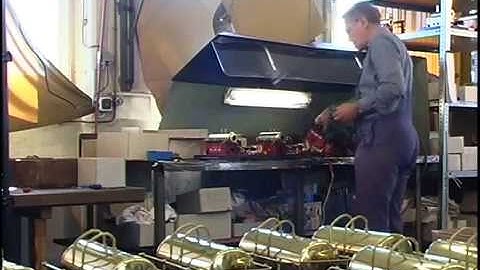 The production of Wilesco model steam engines