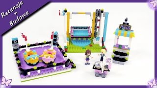 Autka w parku rozrywki Heartlake - Budowanie klocków  Lego Friends 41133