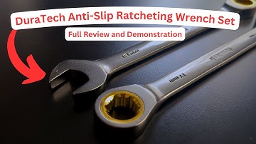 DuraTech Anti-Slip Ratcheting Wrench Set | Mechanics and Contractors