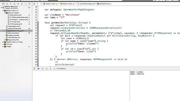 5 Xocde Weather App JSON