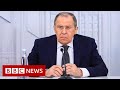 Russian foreign minister claims we didnt invade ukraine  bbc news