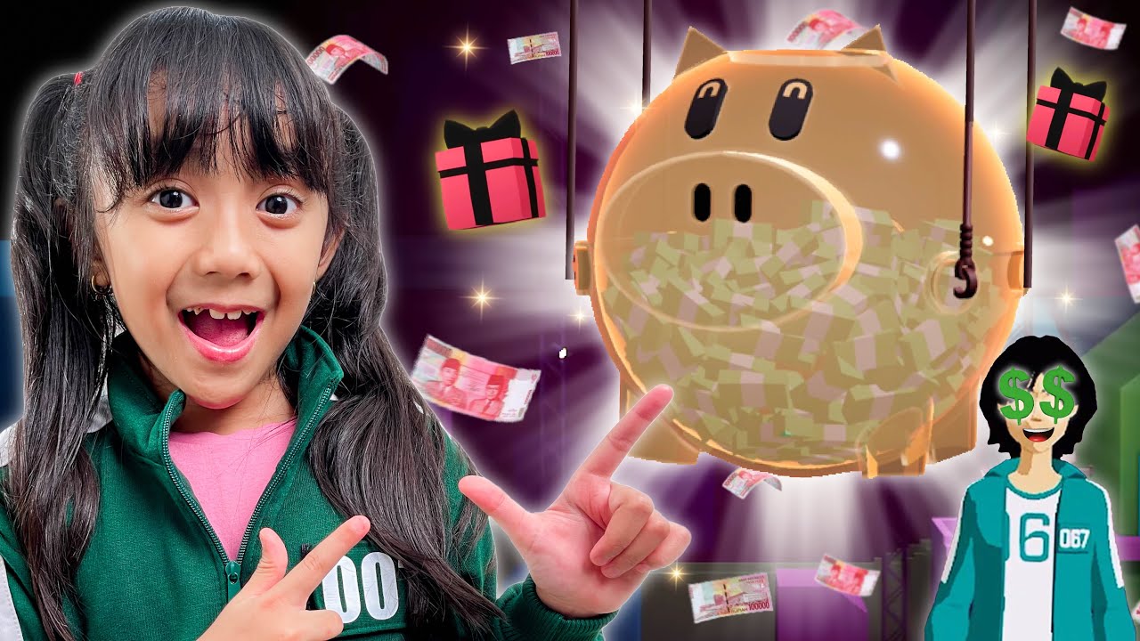 KEPANIKAN SAMANTHA MAIN SQUID GAME VIRAL SAMA MAMA DAN LILY😱 KOMPILASI SQUID GAME