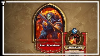 Hearthstone: Ренд Чернорук - Базовая колода (Черная гора)