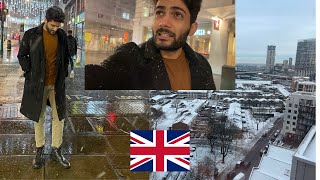 Jobs and Accommodation in London | First SNOW in LONDON | Indian in UK