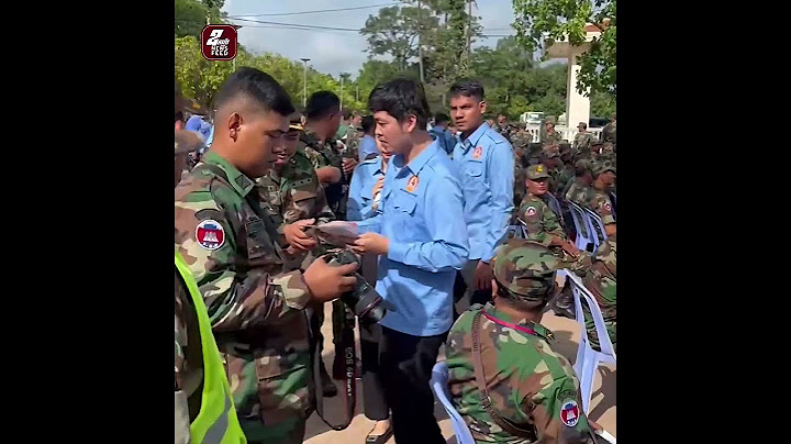 ឧកញ៉ា ឡេង និមល សួរសុខទុក្ខ និងប្រគល់ថវិកា ជូនដល់កងកម្លាំងជួរមុខឈរជើងទិសប្រាសាទព្រះវិហារ