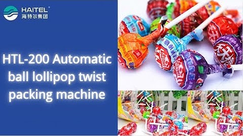 Introducing Our Automatic Ball Lollipop Twist Packing Machine! 🍭✨
