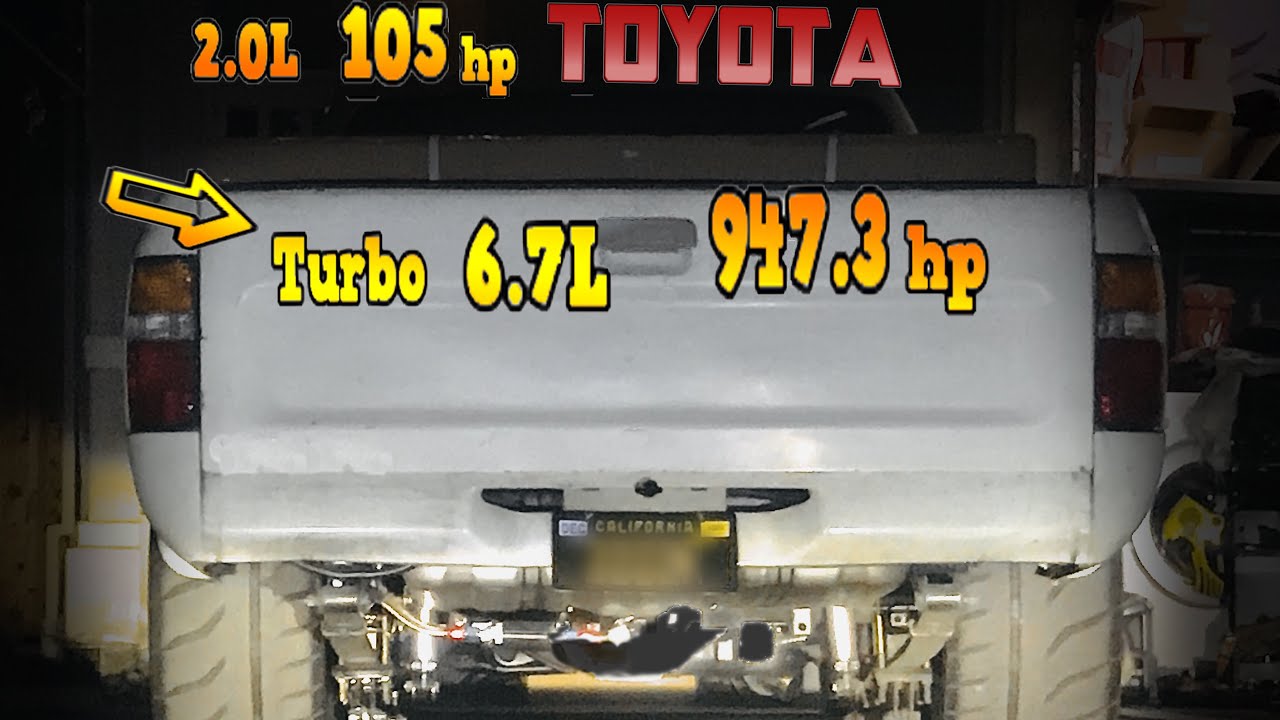 Incredible 900hp Turbocharged LS swap Toyota Pickup (New 400cu in Ls3 ...