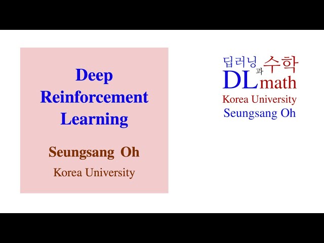 고려대 오승상 강화학습 19 DQN variant