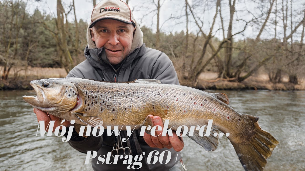 Mój nowy rekord...Pstrąg 60+