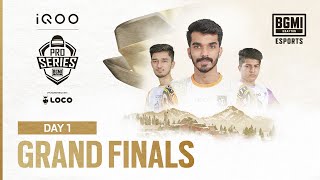 [Hindi] Grand Finals Day 1 | iQOO BMPS Powered By Loco