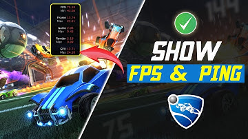 How to Show FPS Counter & Ping in Rocket League PC | Display FPS Counter and Ping in Rocket League