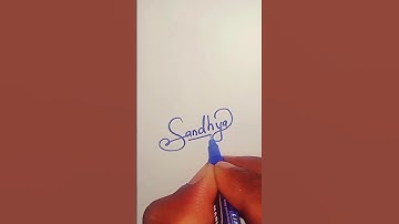 Sandhya Signature Style / S signature style #viral #shorts #signature #trending #youtubeshorts