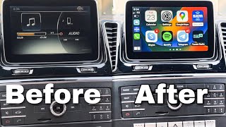 Wireless CarPlay and AndroidAuto in Mercedes GLS/GLE 20162019