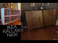 IKEA Kallax hack // Credenza Cabinet // DIY