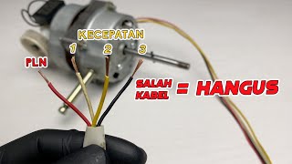 Cara menentukan kabel dinamo kipas angin 4 kabel