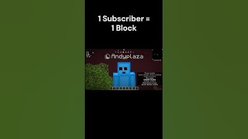 Day 10 of Placing one block for every subscriber i get! #minecraft #minecraftshorts