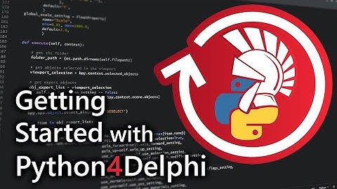 Getting Started with Python4Delphi