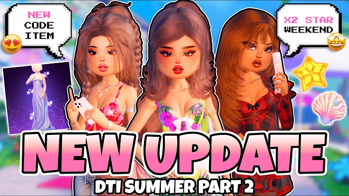 🏝️ DTI Summer Part 2 JUST DROPPED! NEW CODES, 2x Stars & MORE Seashells!