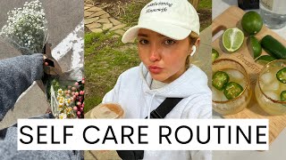 self care routine for a busy week! massages, hot girl walks, skincare & night routine