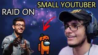 BIG YOUTUBER RAID ON SMALL CHANNEL IN LIVE • LIVE INSAAN • DYNAMO GAMING • RAWKNEE SHOW