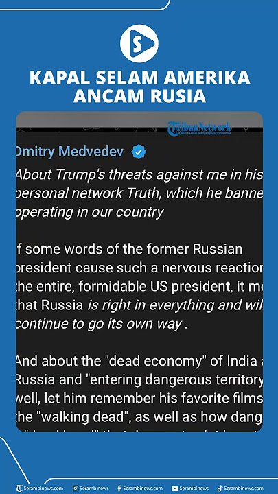 Kapal Selam Amerika Ancam Rusia