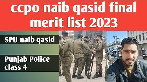 ccpu naib qasid final merit list \ spu naib qasid interview update 2022-23