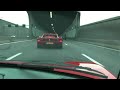 Ferrari Testarossa loud tunnel sound backfire