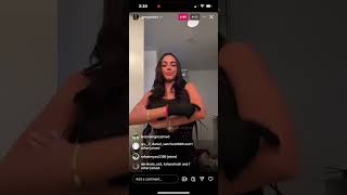 Latina Model Instagram Live (4/24/24)