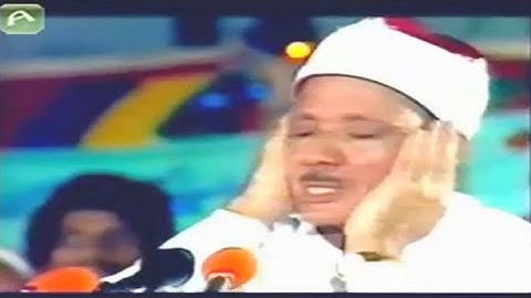 من باكستان تلاوة مرئية رائعة للشيخ عبدالباسط عبدالصمد لسورة الواقعة والضحى