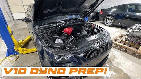Revving Up for the Dyno: Prepping our E60 M5 for Maximum Performance!