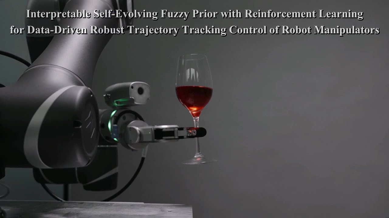 Interpretable Self-Evolving Fuzzy Prior with Reinforcement Learning for Data-Driven Robust Control