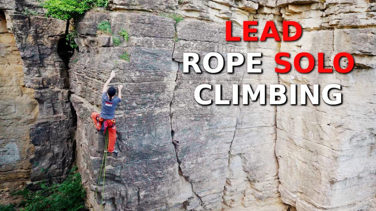 Lead Rope Solo Climbing Hessigheim Classics 19 Delagokante YouTube