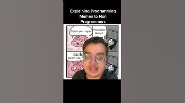 Explaining Programming memes to non programmers #shorts #programming #memes