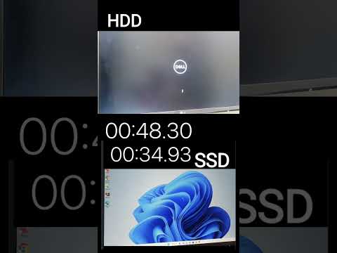 SSD VS HDD Speed Test 2023 #ssd #hdd #windows10 #speed