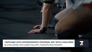 Carthage gym commemorates Memorial Day with a challenge