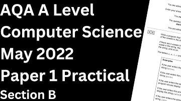 2022 AQA Paper 1 Section B Walkthrough