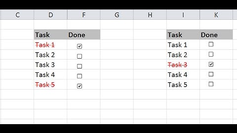 How To Create To Do List or Checklist in Excel