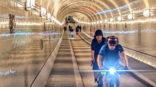 Stary tunel pod Łabą w Hamburgu