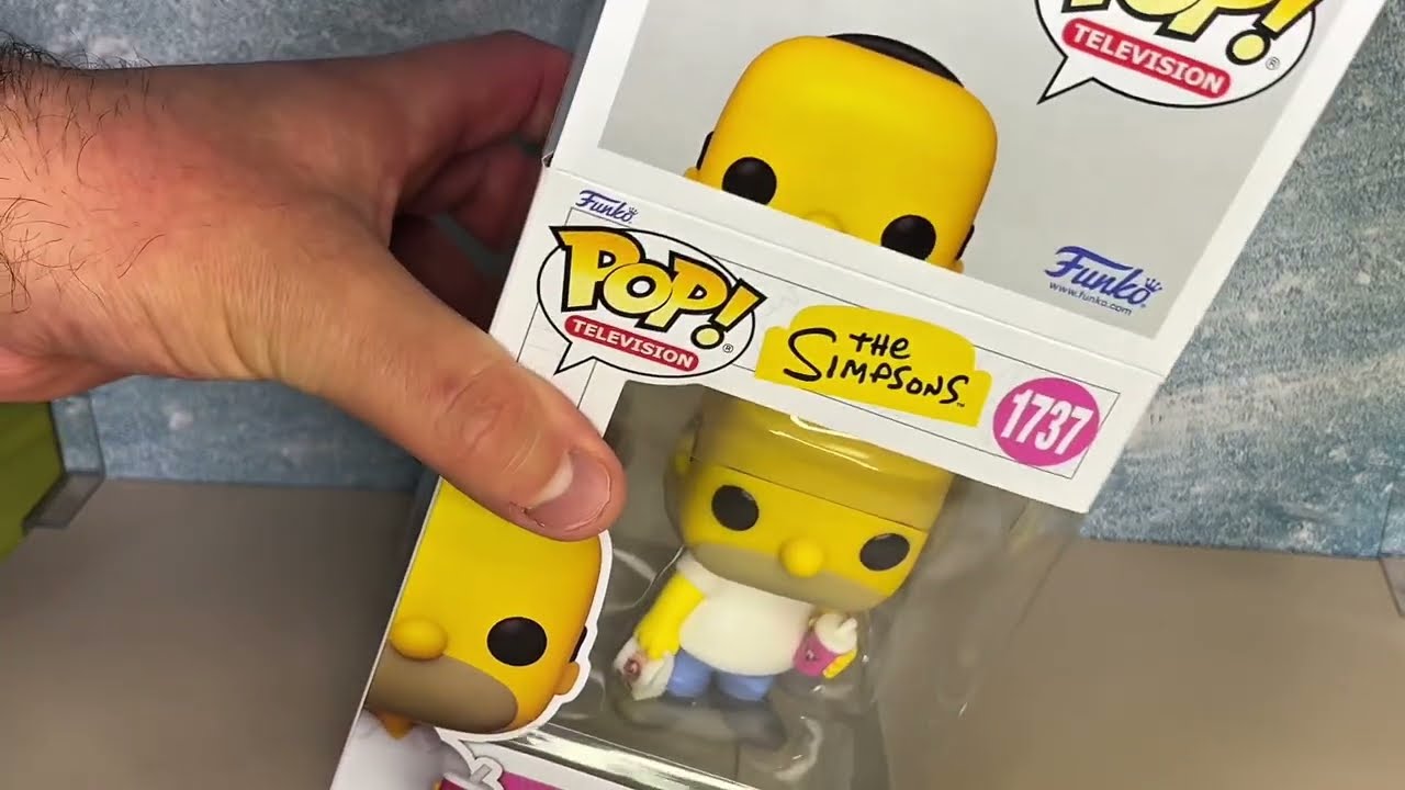 Oddly Satisfying Homer Simpson Funko Pop Unboxing 🍩