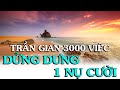 CUỘC SỐNG VỐN KHÔNG HOÀN MỸ. HÃY CỨ CƯỜI UNG DUNG - Thiền Đạo