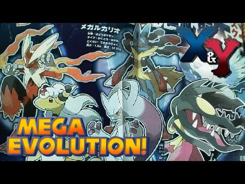 CoroCoro Magazine Reveals Pokémon X & Y Starter Evolutions, Mega