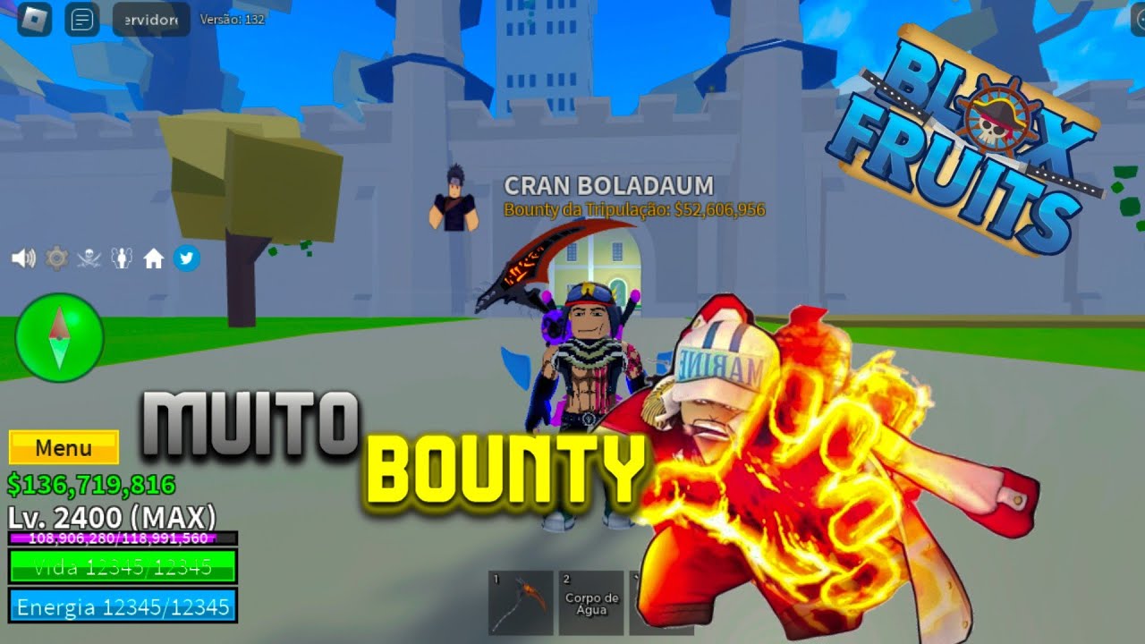 O JEITO MAIS FACIL DE CONSEGUIR BOUNTY NO BLOX FRUITS!!! 