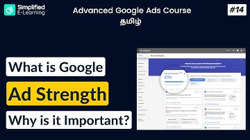 What is Ad Strength in Google Ads Tamil  | Google Ads Course in Tamil | #14