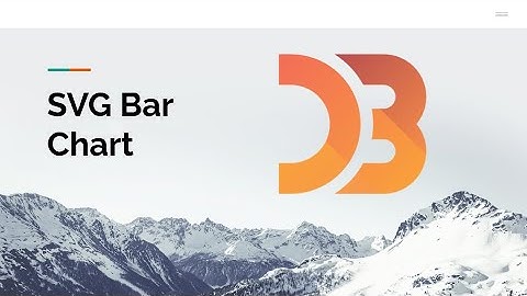 SVG Bar Chart with D3