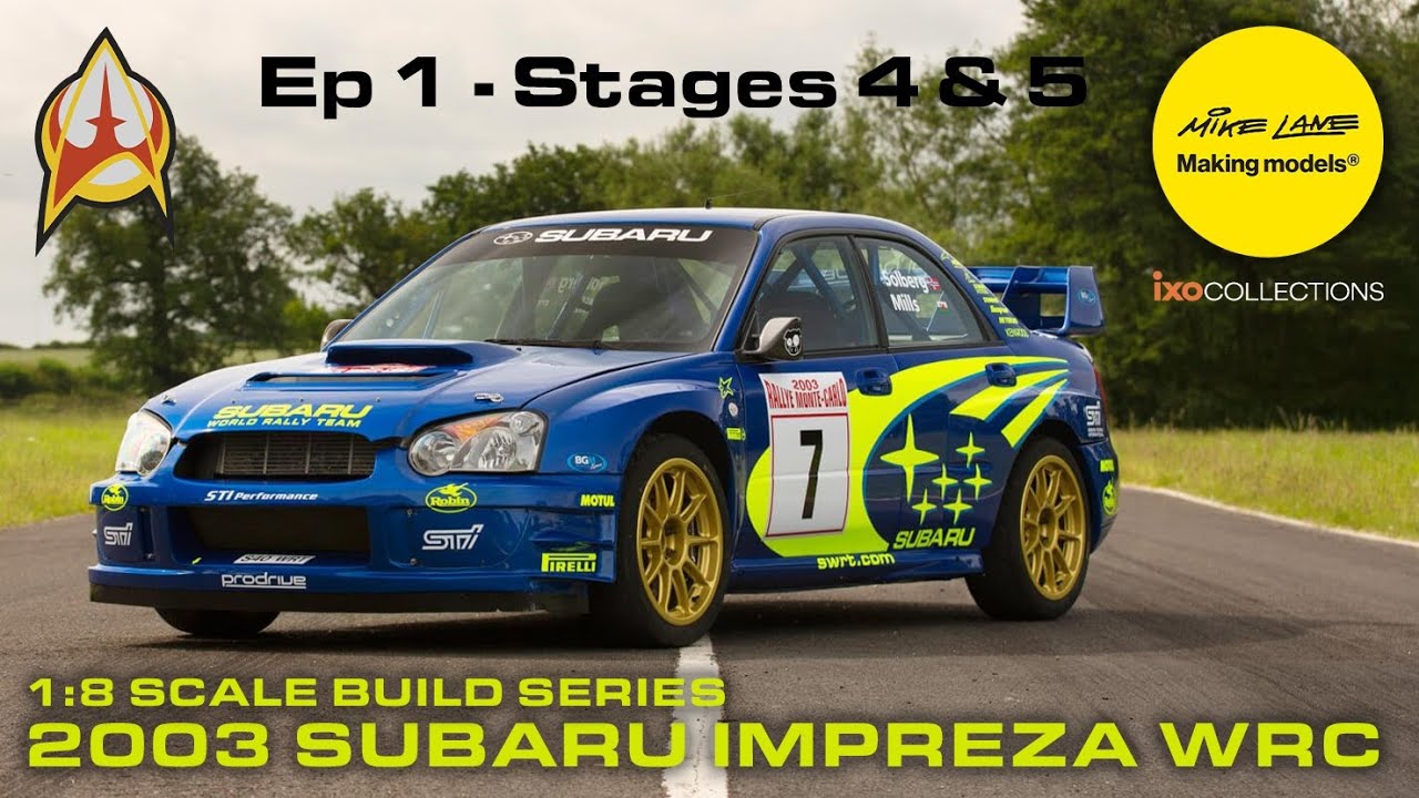 IXO Collections 1:8 Subaru WRC 2003 Build Series | Stages 4 & 5