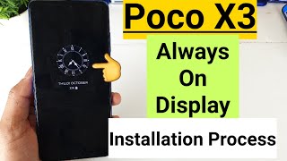 Poco x3 always on display installation process step by step screenshot 2