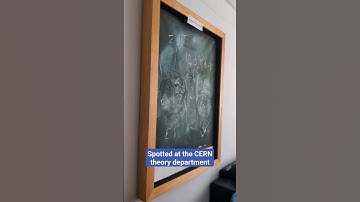 Spotted at CERN #physics #theory #chalkboardart