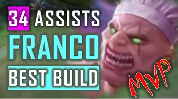 MVP Franco is back - Franco best build, emblem set, gameplay montage, 2022, MLBB